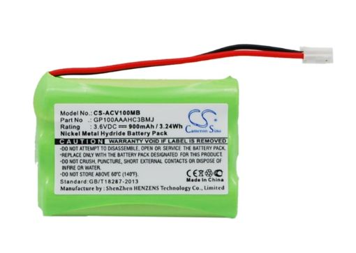 Picture of Battery Replacement Audioline GP100AAAHC3BMJ for Baby Care V100 G10221GC001474