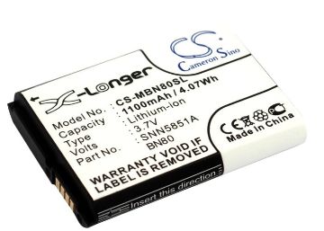 Picture of Battery Replacement Motorola BN70 BN80 SNN5851 SNN5851A for Backflip Backflip i886