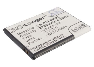 Replacement Battery Pantech BAT-7400M for A860S 4G IM-A860 - 1