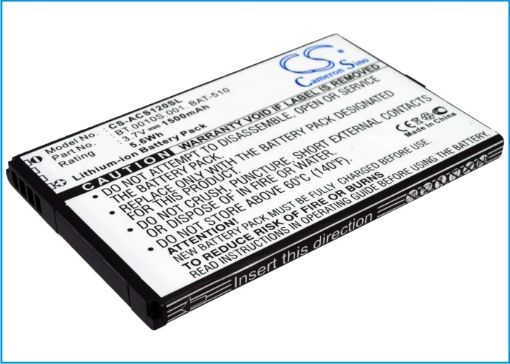 Picture of Battery Replacement Acer BAT-510 BAT-510 (1ICP5/42/61) BT.0010S.001 BT0010S00111308990BATA1 ICP494261SRU 1S1P for Liquid Metal MT S120