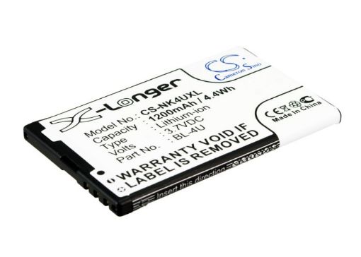 Replacement Battery Nokia BL-4U for 301 301-1 - 1