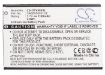 Battery Replacement Vodafone CAB6050000C1 CAB6050001C2 for Smart II V860 - 5