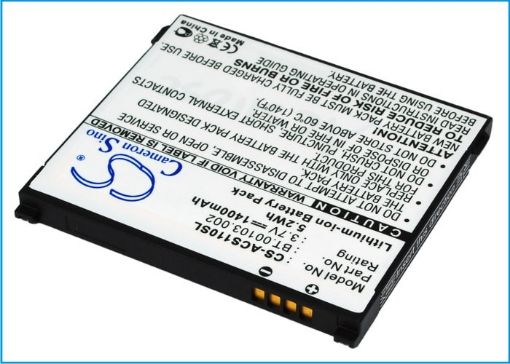 Picture of Battery Replacement Acer 1UF504553-1-T0582 BT.00103.002 for Liquid S110 NeoTouch S110