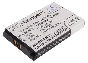 Kyocera 5AAXBT048GEA SCP-43LBPS Battery Replacement for DuraCore E4210 - 1