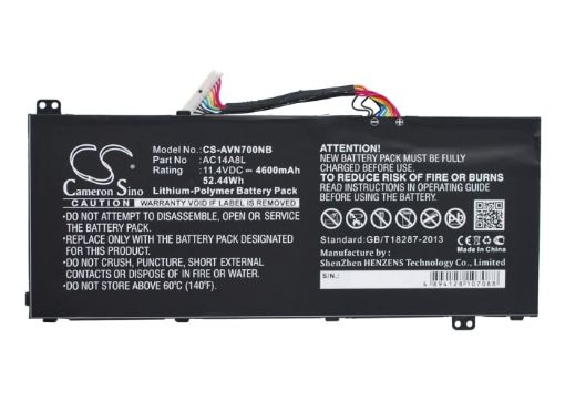 Picture of Battery Replacement Acer 934T2119H AC14A8L AC14A8L(3ICP7/61/80) AC15B7L KT.00307.003 for Aspire VN7-591G-77FS Aspire Nitro VN7-571