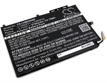 Picture of Battery Replacement Lenovo 1ICP4/83/103-2 C2-X1-d21 L13M2P22 L13N2P21 for Miix 2 Miix 2 10