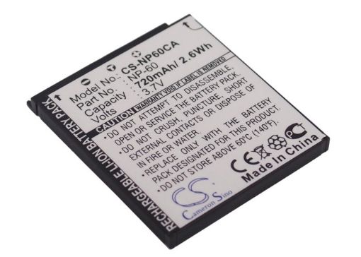 Picture of Battery Replacement Casio NP-60 for Exilim EX-FS10 Exilim EX-FS10BE