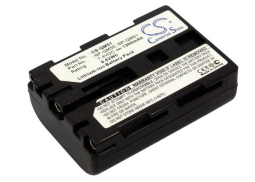 Picture of Battery Replacement Sony NP-QM50 NP-QM51 for CCD-TR108 CCD-TR208