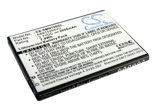 AT&T EB615268VA EB615268VABXAR EB615268VK EB615268VU EB615268VUCST Battery Replacement for Galaxy Note 4G - 1