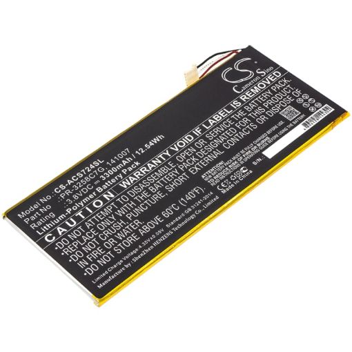 Picture of Battery Replacement Acer 141007 KT.0010N.001 PR-3258C7G for A1-734 Iconia Talk S