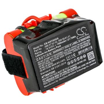 Picture of Battery Replacement Gardena 586 57 62-02 589 58 61-01 for McCulloch Rob R600 R38Li 2017