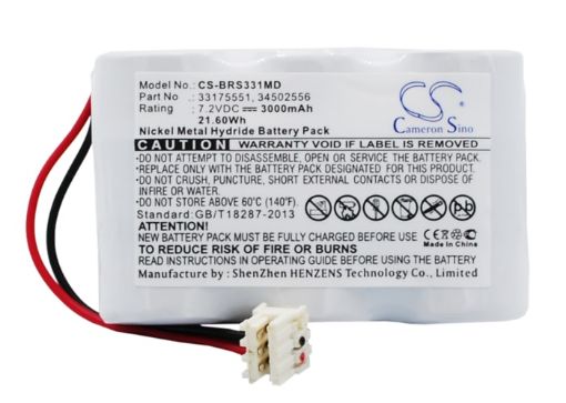Picture of Battery Replacement B.Braun 33175551 34502556 OM11443 for McGaw Vista Basic Infusion Pum Vista Basic