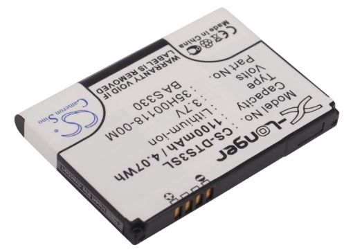 Battery Replacement HTC 35H00118-00M BA S330 JADE160 for Fuwa Iolite - 1