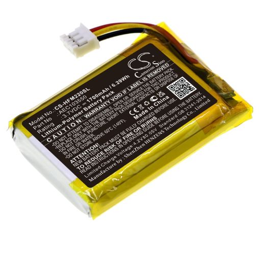 Hifiman AEC103550 Battery Replacement for R2R2000 - 1