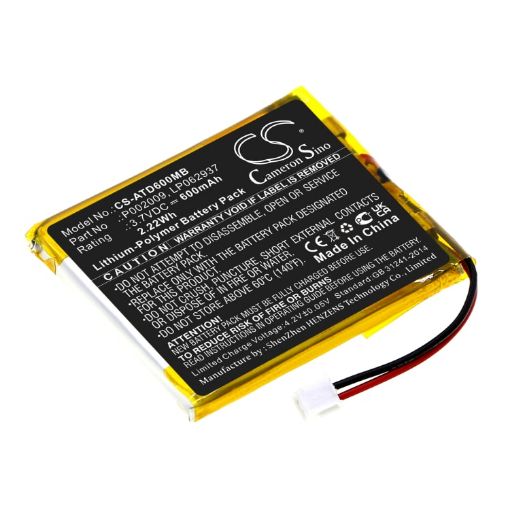 Picture of Battery Replacement Alecto LP062937 P002009 for DBX-60