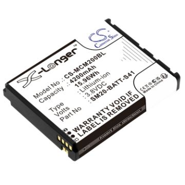 Battery Replacement M3 Mobile 02-574-0037 SM20-BATT-S41 for SM20 X - 1
