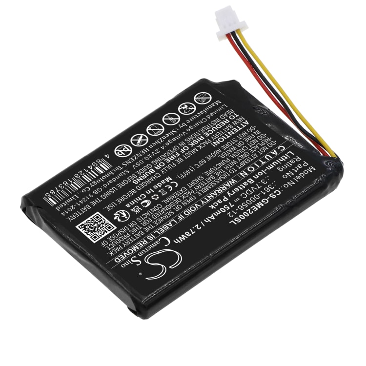 Battery Replacement Garmin 361-00056-12 for Dezl OTR700 EDGE Explore 2 ...