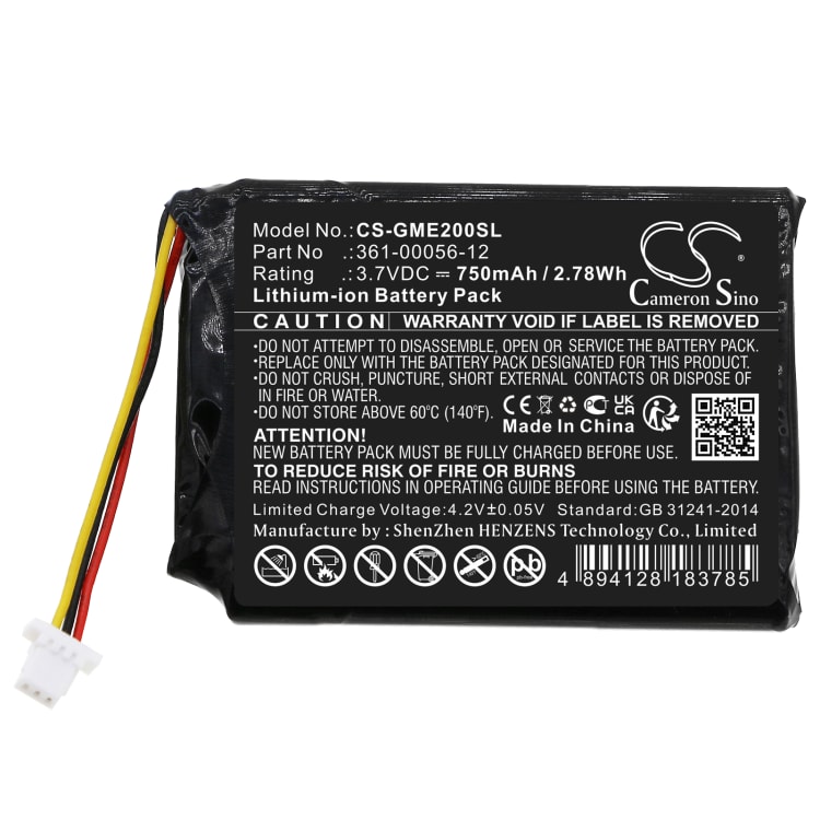 Battery Replacement Garmin 361-00056-12 for Dezl OTR700 EDGE Explore 2 ...