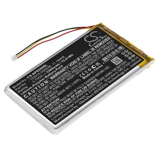 Battery Replacement Appareo 11-16408 153010-000038 for Stratus 2 Stratus 2S - 1