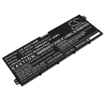 Battery Replacement Acer 2ICP5/54/90-2 AP18F4M KT.00404.001 for Chromebook 715 & 714 - 1
