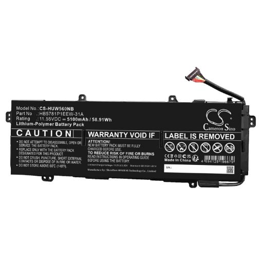 Huawei HB5781P1EEW-31A/C HB5881P1EEW-31A/C Battery Replacement for EMD-W76 HKD-W56 - 1