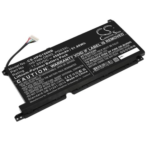 HP 3ICP6/60/72 Battery Replacement for Gaming Pavilion 15-dk0001ne & 15-DK0009NG - 1