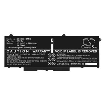 Replacement Battery Dell 07KRV H4PVC for Latitude 14 7430 3W64P 4FVJG - 1