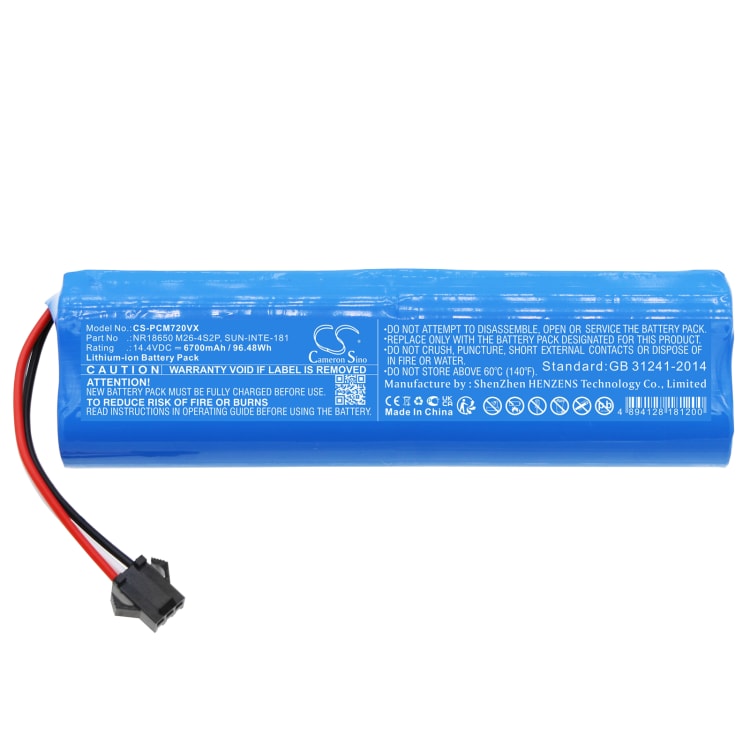vhbw Batería compatible con Proscenic M6 Pro, LDS M7