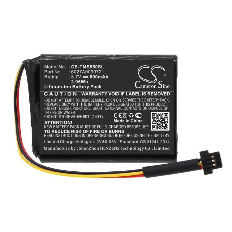 Batteria di ricambio per TomTom ALHL03708003 batteria sostitutiva 700mAh + Set di strumento, per terminale GPS navigatore