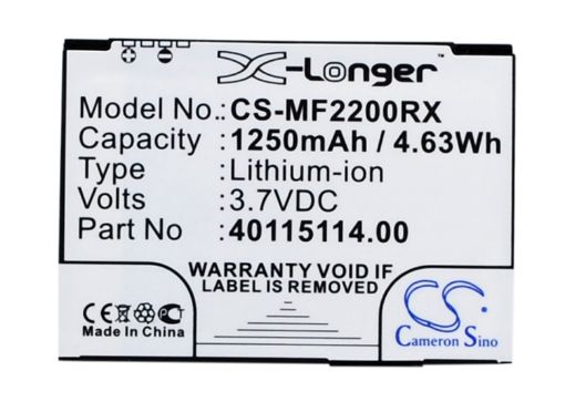 Novatel Wireless 3-1826107-9 Battery Replacement for MiFi2200 - 1