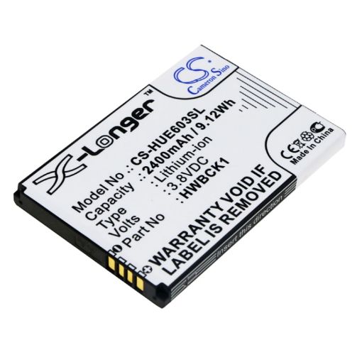 Replacement Battery Huawei HWBCK1 for 601HW 603HW - 1