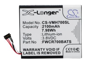 Verizon FWCR700BATS ICP565156A Battery Replacement for Ellipsis Jetpack 4G - 1