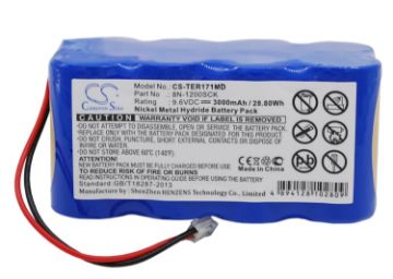 Battery Replacement Terumo 8N-1200SCK for TE-171 & TE-172 Infusion Pump - 1