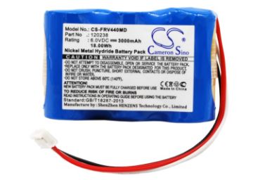 Replacement Battery Fresenius 120238 RC3000SC05AA for Optima MS Infusion Pump - 1