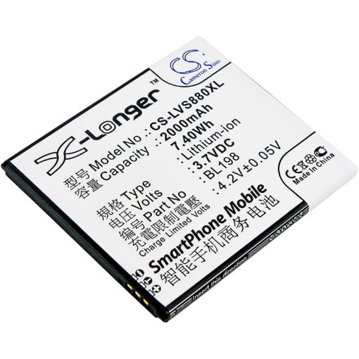 Lenovo BL198 Battery Replacement for A830 A850 - 1