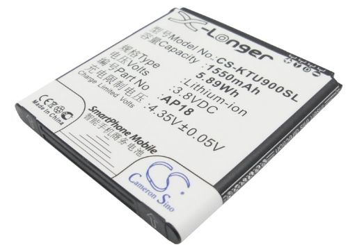 K-Touch AP18 Battery Replacement for U9 - 1