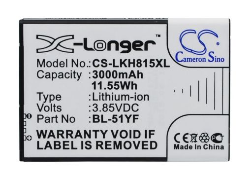 LG BL-51YF BL-51YH Battery Replacement for DS1402 G Stylo - 1