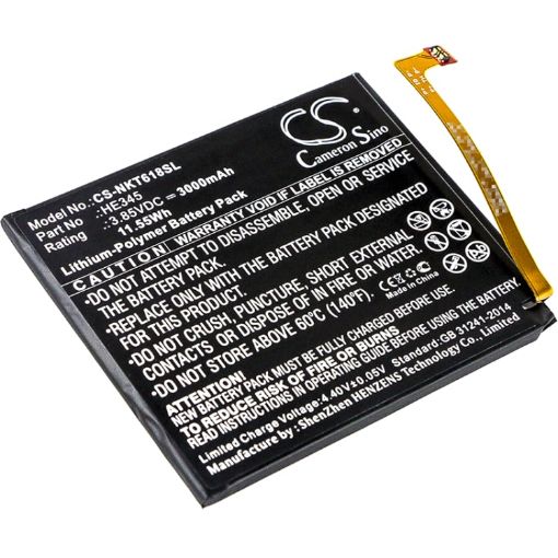 Picture of Battery Replacement Nokia HE345 HE353 for 6 2018 6 2nd