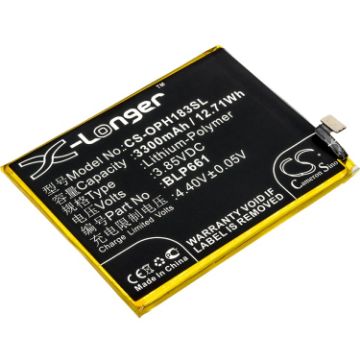 Oppo BLP661 Battery Replacement for A3 A3 Dual SIM - 1