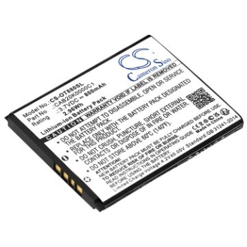 T-Mobile BTR875B CAB3120000C1 Battery Replacement for One Touch 875 - 1