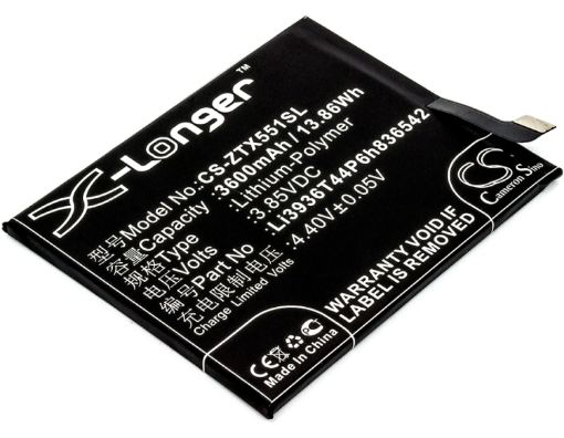 Zte Li3936T44P6h836542 Battery Replacement for Nubia M2 Dual SIM - 1