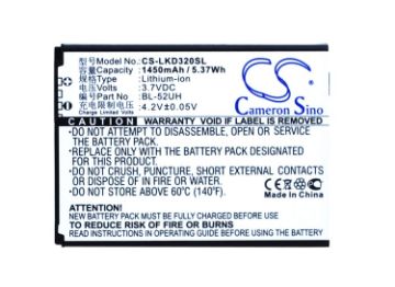 LG BL-52UH Battery Replacement for D280 D280N - 1