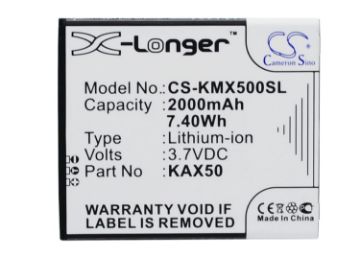 Kazam KAX50 Battery Replacement for Trooper X5.0 - 1