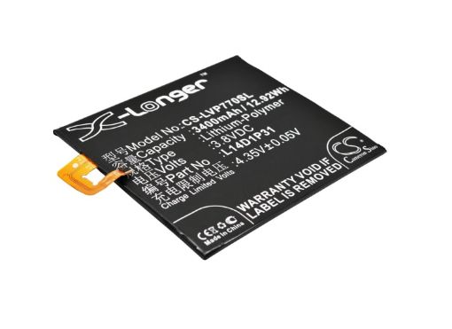 Lenovo L14D1P31 Battery Replacement for PB1-770N Dual SIM TD-LTE - 1