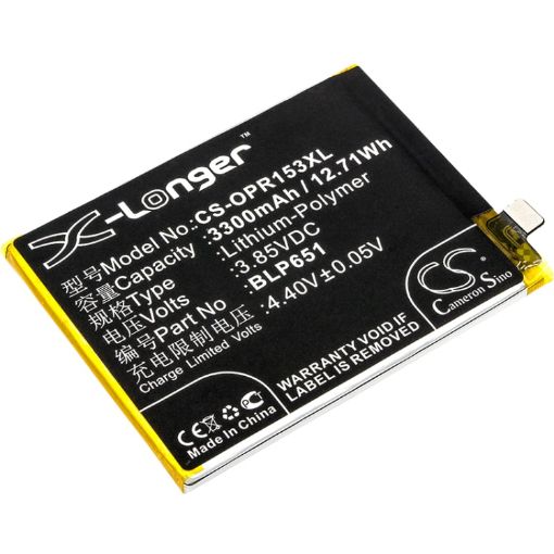 Battery Replacement Oppo BLP651 for PAAM00 PAAT00 - 1