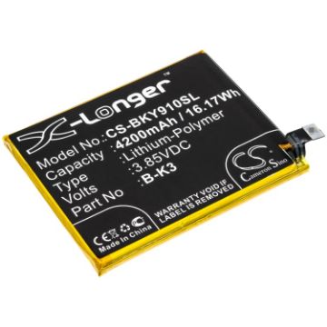 Battery Replacement Bbk B-K3 for V1945A V1945T - 1
