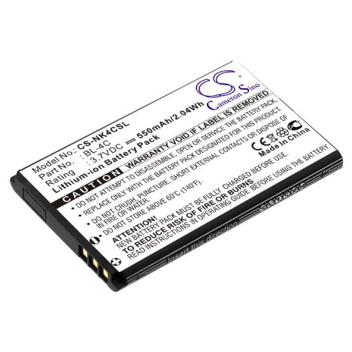 Replacement Nokia BL-4C Battery for 107 108 - 1