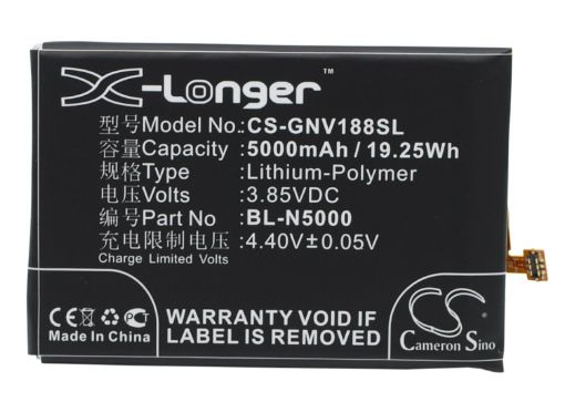 Gionee BL-N5000 Battery Replacement for V188 V188S - 1