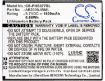 Philips AB2000JWML Battery Replacement for Xenium S337 - 5