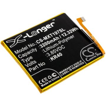 Motorola KR40 SB18C43602 Battery Replacement for Moto One Vision & Action - 1